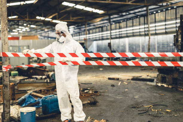 Professional Infectious Disease Decontamination technician working in Clayton, NJ